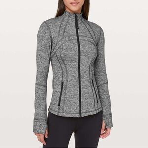 EUC! NO FLAWS! lululemon athletica Heathered Gray Define Activewear Jacket